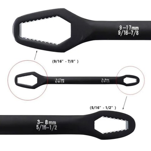 Przejdź do produktu PŁASKI KLUCZ UNIWERSALNY OCZKOWY TORX CALOWY 8-22
