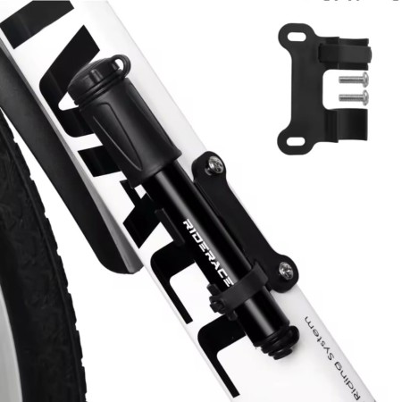 KOMPAKTOWA POMPKA ROWEROWA MINI RĘCZNA Z UCHWYTEM ALUMINIOWA 7 BAR NA RAMĘ