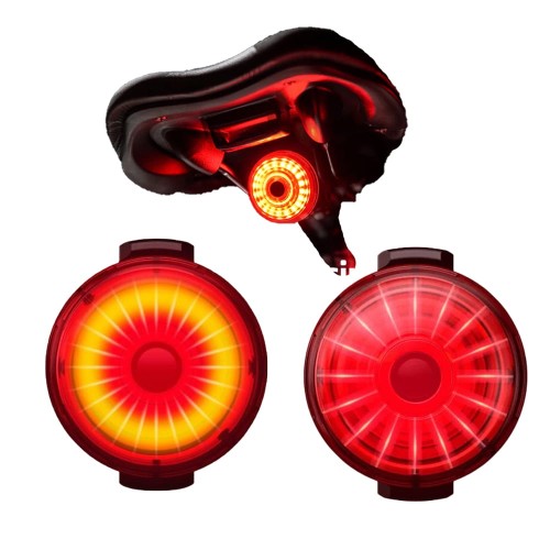 Przejdź do produktu Automatyczny czujnik start/stop, światło hamowania, IPX6, ładowanie USB LED