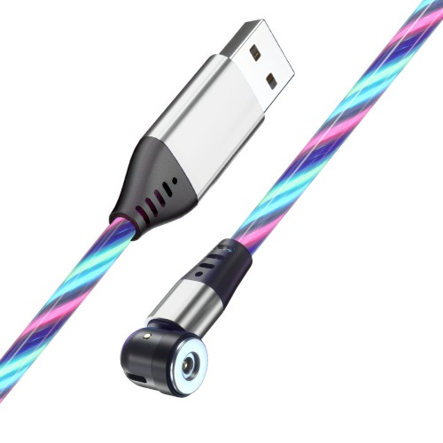 Przejdź do produktu 2-Metrowy Multikolor ŚWIECĄCY Kabel Magnetyczny 1-pin obrotowy SAM KABEL