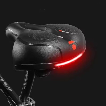 EXTRA WYGODNE SIODEŁKO ROWEROWE sportowe miękkie szerokie WENTYLACJA_5048_7