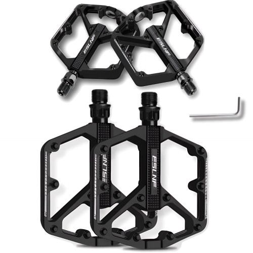 Przejdź do produktu Pedały Rowerowe Platformowe z Aluminium Ultra Lekkie - 375g 4-ŁOŻYSKA MTB