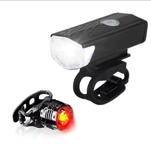 Przejdź do produktu 2x MOCNA LAMPKA ROWEROWA PRZEDNIA 600lm TYLNA 200lm ZESTAW LED