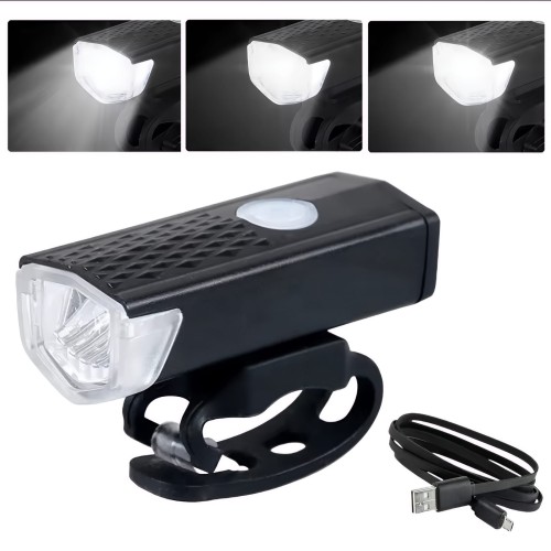 Przejdź do produktu Lampka Rowerowa PRZÓD LED na kierownicę 600lm WODOODPORNA AKUMULATOR MOCNA