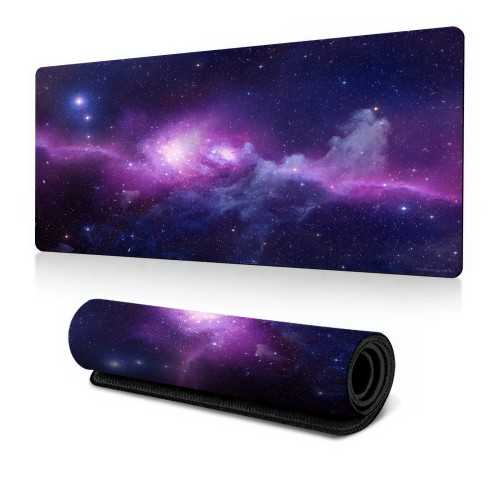 Przejdź do produktu Podkładka Pod Mysz Gamingowa FIOLET SKY Na Biurko Wodoodporna XXXL 90x40cm