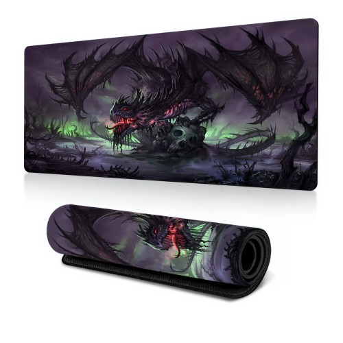 Przejdź do produktu Podkładka Pod Mysz Gamingowa SMOK DRAGON Na Biurko Wodoodporna XXXL 90x40cm