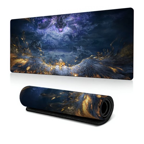 Przejdź do produktu Podkładka Pod Mysz Gamingowa SMOK DRAGON Na Biurko Wodoodporna XXXL 90x40cm