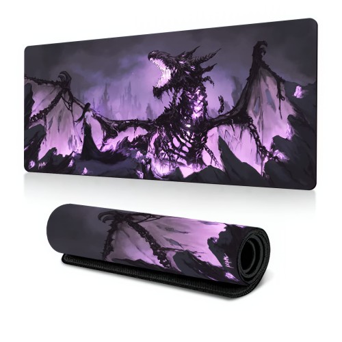 Przejdź do produktu Podkładka Pod Mysz Gamingowa SMOK DRAGON Na Biurko Wodoodporna XXXL 90x40cm