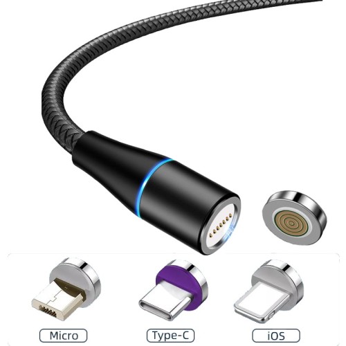 Przejdź do produktu 1-Metrowy KABEL MAGNETYCZNY 5A 7-pinowy QUICK FAST CHARGE + 3 Końcówki