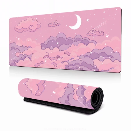 Podkładka Pod Mysz Gamingowa CHMURKA Na Biurko Wodoodporna XXXL 90x40cm
