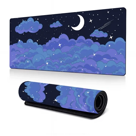 Podkładka Pod Mysz Gamingowa CHMURKA Na Biurko Wodoodporna XXXL 90x40cm