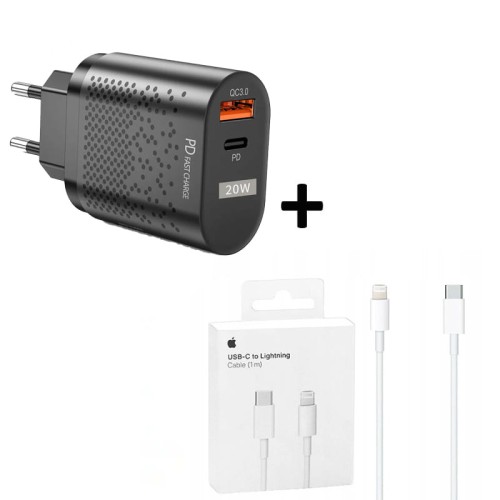 Przejdź do produktu Ładowarka 20W do Apple Iphone 14 pro max +kabel 1M