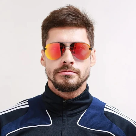 OKULARY PRZECIWSŁONECZNE męskie POLARYZACYJNE sportowe UV-400 2026 OOoksy_4148_4