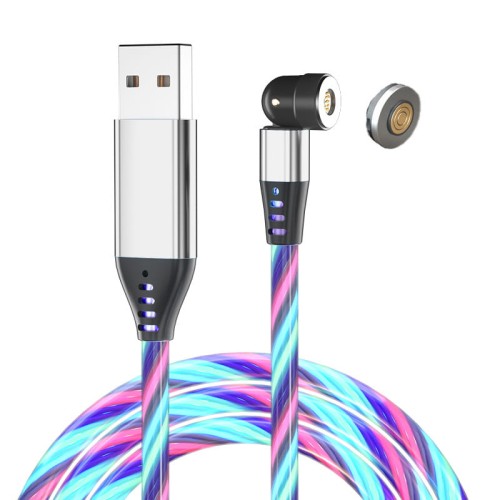 Przejdź do produktu 200CM ŚWIECĄCY Kabel Magnet. 5-pin 1 adapter FAST