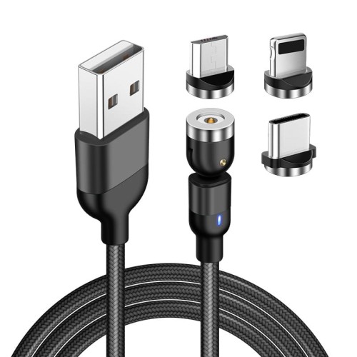 Przejdź do produktu 100CM KABEL MAGNETYCZNY OBROTOWY 540st 1-pin 3W1