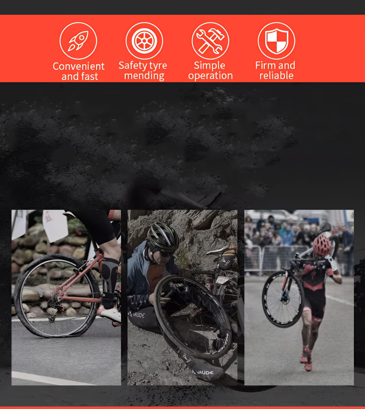 DUŻY KOMPLET ŁATEK DO DĘTEK ROWEROWYCH NIEZBĘDNIK KAŻDEGO ROWERZYSTY