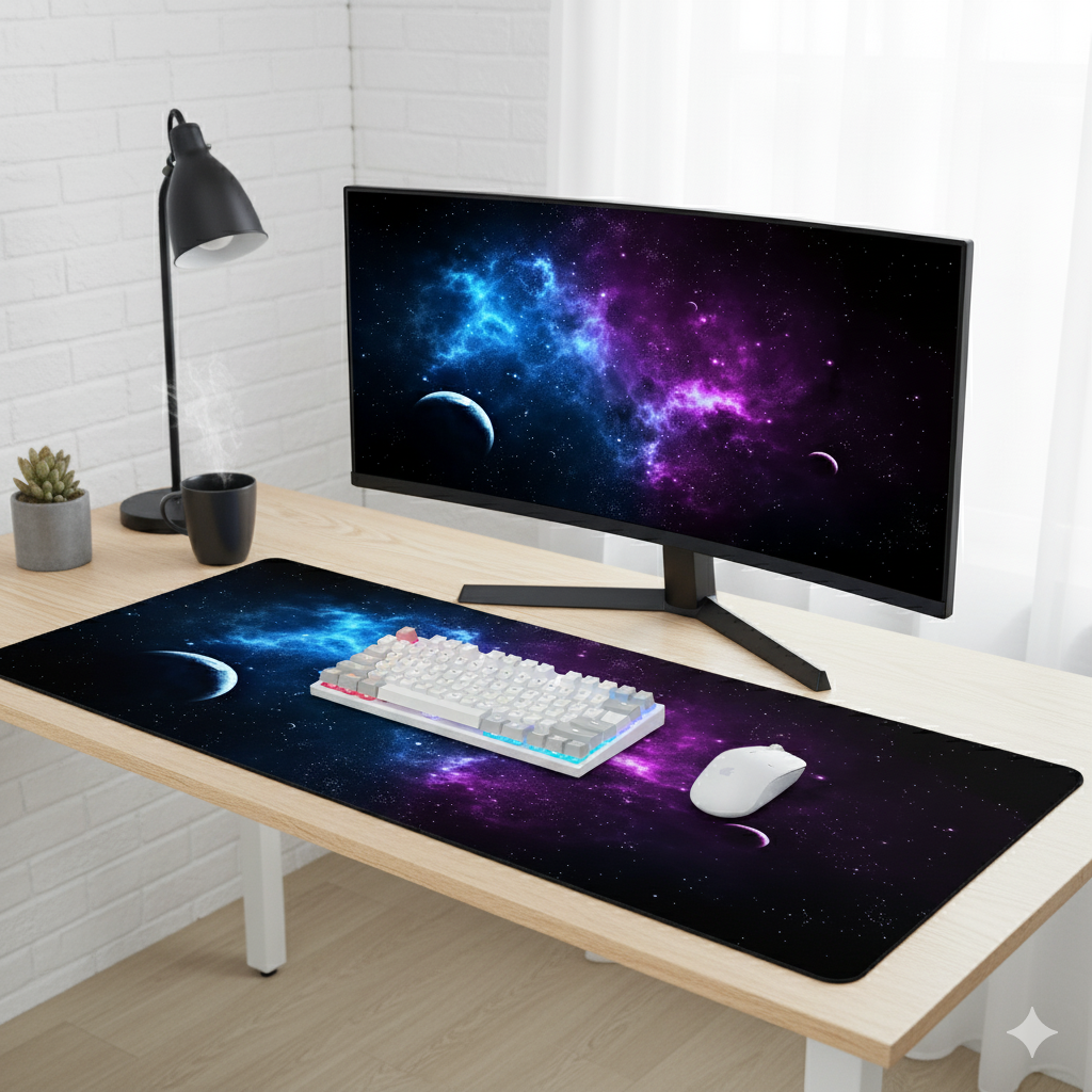 Podkładka Pod Mysz Gamingowa WSZECHŚWIAT Na Biurko Wodoodporna XXXL 90x40cm_1